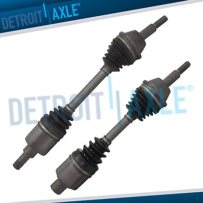 #ad 2pc Front CV Axle for1996 2007 Ford Taurus Mercury Sable 17 Bolts On Trans Pan