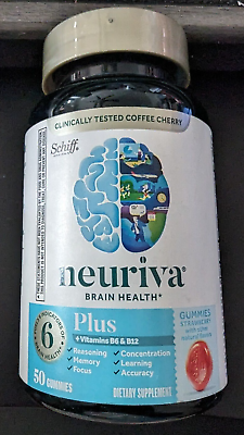 #ad #ad NEURIVA Plus Brain Performance Health 50 Gummies Expires: NOVEMBER 2024