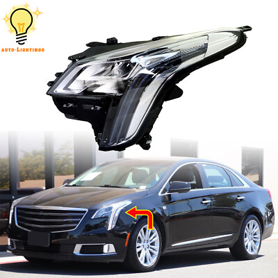 #ad For 2018 2019 Cadillac XTS Left Side Chrome Signal Headlight Replacement Clear
