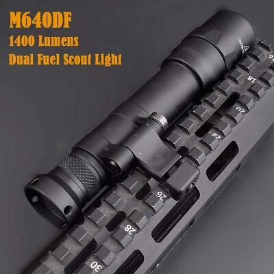 M640DF Dual Fuel LED Scout Light 1400 Lumens Offset side Mount Hunting Lighting