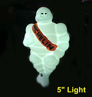 #ad 5quot; Light Michelin Man Doll Bibendum Figure Advertise Tire Collectibles Truck