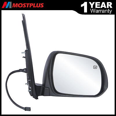#ad 1X Passenger Side Power Heated Manual Folding Mirror For 2013 2017 Toyota Sienna
