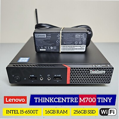 #ad Lenovo ThinkCentre M700 Tiny PC i5 6500T 16GB 256GB SSD Win 11 Pro WIFI