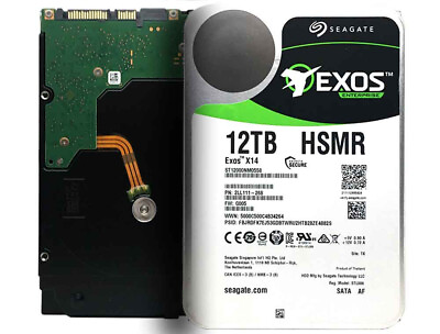 #ad Seagate Exos X14 12TB SATA6Gb s 7200RPM 3.5quot; Enterprise Hard Drive ST12000NM0558