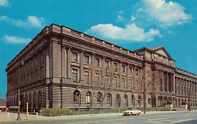 #ad Cuyahoga County Courthouse Cleveland Ohio Completed 1911 Vtg Postcard CP363