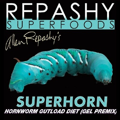 #ad Repashy Superhorn Hornworm Gutload Diet Bearded Dragon Iguana Reptile Lizard