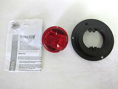 NEW Whelen T0R00MRR 2quot; Round Marker Clearance LED Lens Color Red 