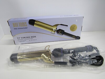 #ad Hot Tools Signature Series Gold Curling Iron Wand 1 1 2 Inch HTIR1577 #AM