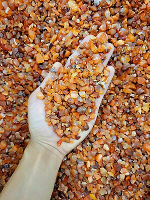 #ad Tumbled Carnelian Crystals Chips Bulk Gemstone Beads Undrilled Natural Stones