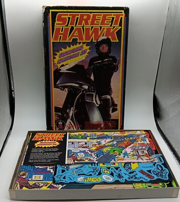 #ad Street Hawk Color Forms Adventure Set 1984 Vintage TV Show Biker Motorcycle