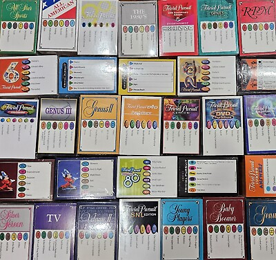 #ad 100 Trivial Pursuit Cards You pick the edition Genus and more