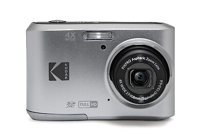 #ad KODAK PIXPRO FZ45 SL Silver 4X Optical Friendly Zoom Digital Camera