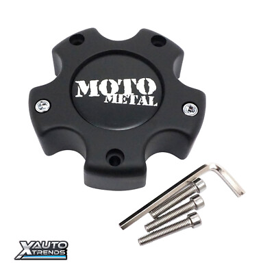 #ad Moto Metal Wheel Center Cap Matte Black 845L121S2