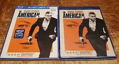 #ad The American Blu Ray George Clooney New Sealed w slip cover Free Shipping