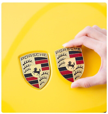 #ad Porsche Hood Crest Emblem Badge fits ALL popular models