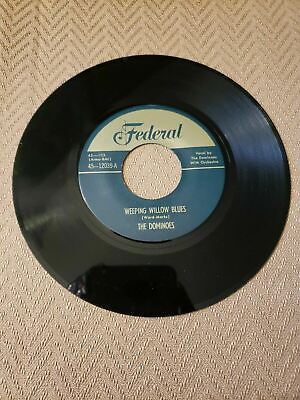 #ad #ad The Dominoes Weeping Willow Blues Federal 45RPM 7”Single J880