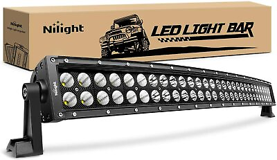 #ad For Jeep 32quot;Inch Curved LED LIGHT BAR Off Road Lamp ATV SUV Spot Combo vs 42 52quot;