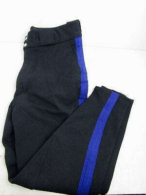 #ad #ad Tek#x27;s Motorcycle Police Uniform Stretch Riding Breeches w Blue Stipe 34 Use