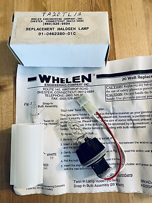 #ad Whelen REPLACEMENT HALOGEN LAMP BULB TA20TL12 For P N 01–462380 01C