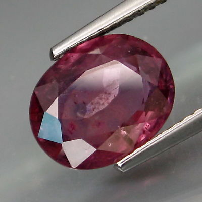 #ad 3.13 CT CERTIFIED NATURAL OVAL SAPPHIRE COLOR CHANGE PINK PURPLE BROWN RED