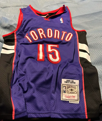 #ad Vince Carter Toronto Raptors Basketball Retro Jersey Official Replica