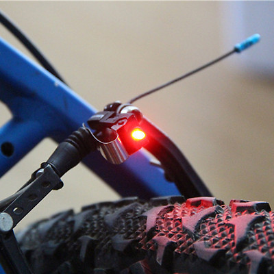 #ad New Bike Brake Light Mount Tail Rear Bicycle Cycling LED Safety Warning Lamp