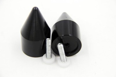 #ad Spike Black For Yamaha Bar Ends Weights Sliders For YZF R1 98 12