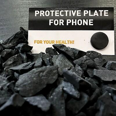 #ad Shungite rough stones for water chips 22 lb 1kg GIFT 1 protective plate detox