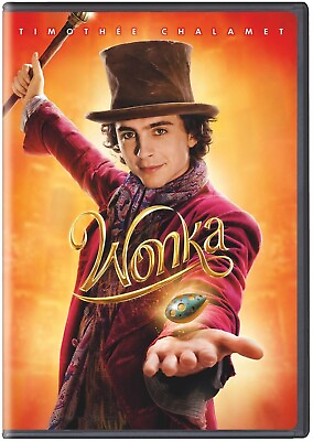 #ad Wonka DVD Timothée Chalamet NEW