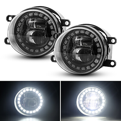 #ad Pair Front LED Fog Light Kit for Toyot a Yaris Camry Corolla Sienna 4 Runner SR5
