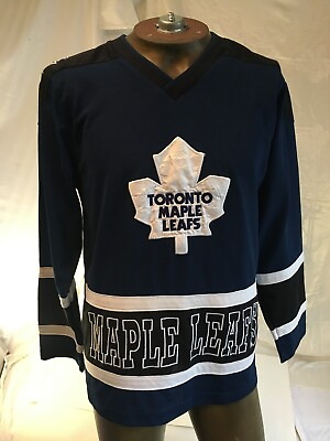 #ad NHL Toronto Maple Leafs Hockey Jersey by Mighty Mac Sports Youth Sz Extra Large