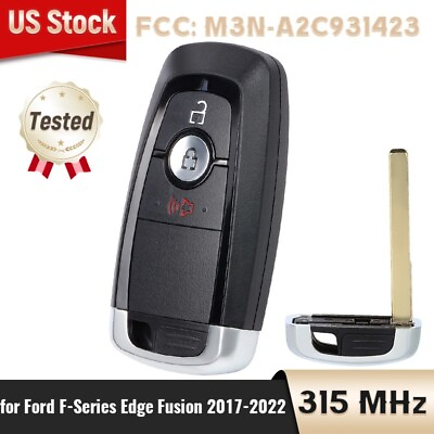 #ad for Ford F Series Edge Fusion 2017 2022 Smart Key Keyless Remote Fob 164 R8163