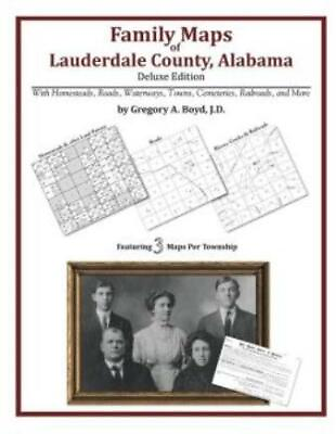 #ad Family Maps Of Lauderdale County Alabama Deluxe Edition