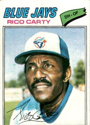 #ad 1977 Topps #465 Rico Carty Toronto Blue Jays
