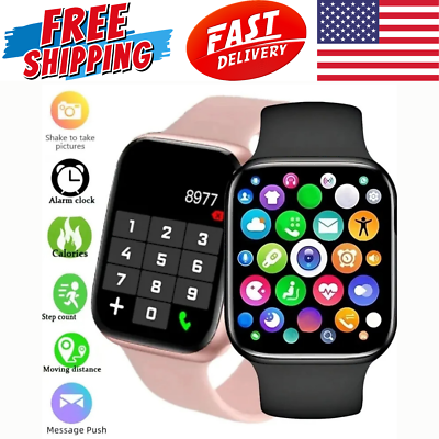 #ad Smart Watch Men Women Waterproof Heart Rate Bluetooth iOS Android Samsung Iphone
