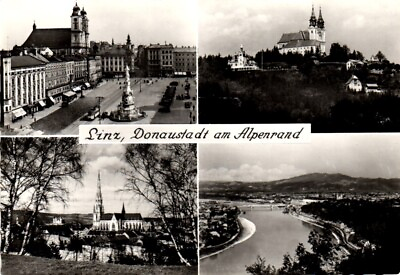 #ad Linz Donaustadt am Alpenrand Germany Postcard