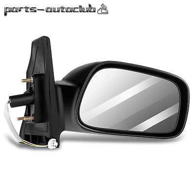 #ad Black Power Right Mirror For 2003 2008 Toyota Corolla Passenger Side View RH