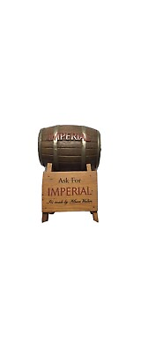 #ad Ask For Imperial By Hiram Walker amp; Sons Kitty Keg Whiskey Barrel Back Bar Bank