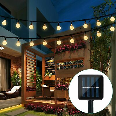#ad Solar Powered 30 LED String Light Garden Path Yard Decor Lamp Outdoor Waterproof