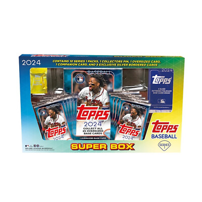 #ad #ad 2024 Topps Series 1 Baseball Factory Sealed Super Box