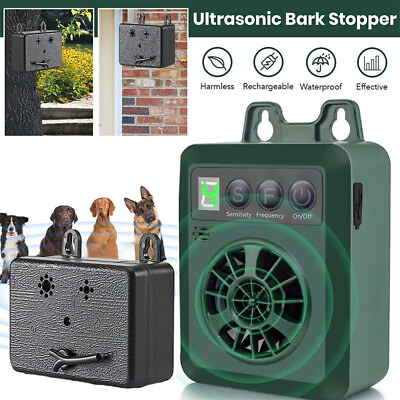 #ad Ultrasonic Pet Anti Barking Device Dog Bark Control Stop Repeller Silencer Tool