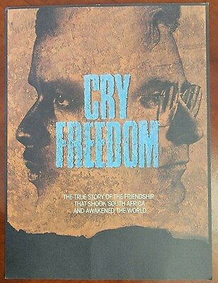 #ad Cry Freedom Original 1987 World Premiere Movie Program