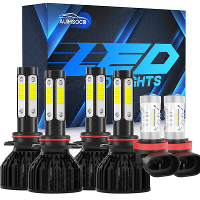 #ad #ad Front LED HeadlightFog Light Kit K9 For Toyota Corolla 2009 2010 2011 2012 2013