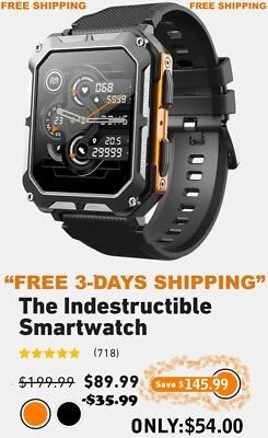 #ad MILITARY INDESTRUCTIBLE SMARTWATCH