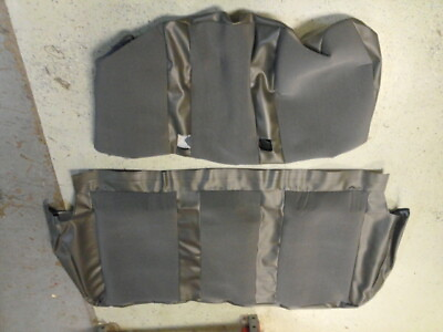 #ad 29806508 Seat Cover GM Truck C6500 C5500 1999 2000 bench back set gray 89046306