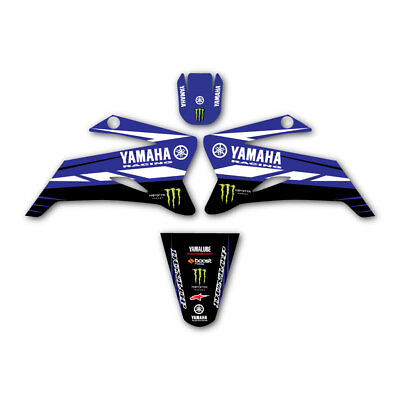 #ad YAMAHA TTR110 Factory Motocross Graphic Decal Sticker Kit Fits 2008 2022 21mil