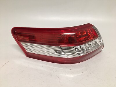 #ad 2010 2011 Toyota Camry Left Driver LH Outer Halogen w LED Tail Light OEM 0011