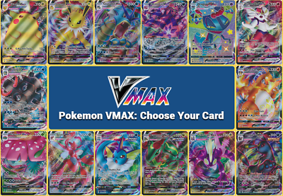 #ad Pokemon VMAX Choose Your Card All Available Ultra Rare Full Art Holo TCG