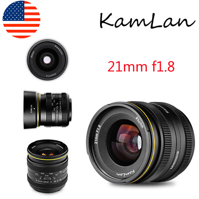 #ad #ad US Kamlan 21mm F1.8 APS C Manual Focus Lens For Fujifilm FX Mirrorless Cameras