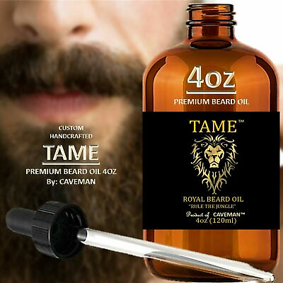 #ad 4oz Caveman™ Beard Growth Oil Men Mustache Barber Taming Grooming Style 18 Scent